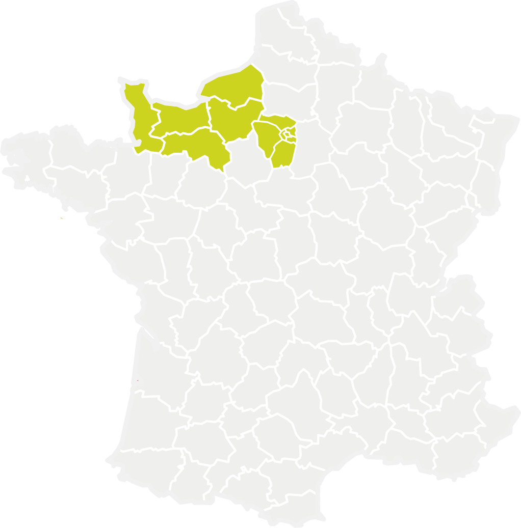 Zone d'intervention de Normeco agencement à Rouen